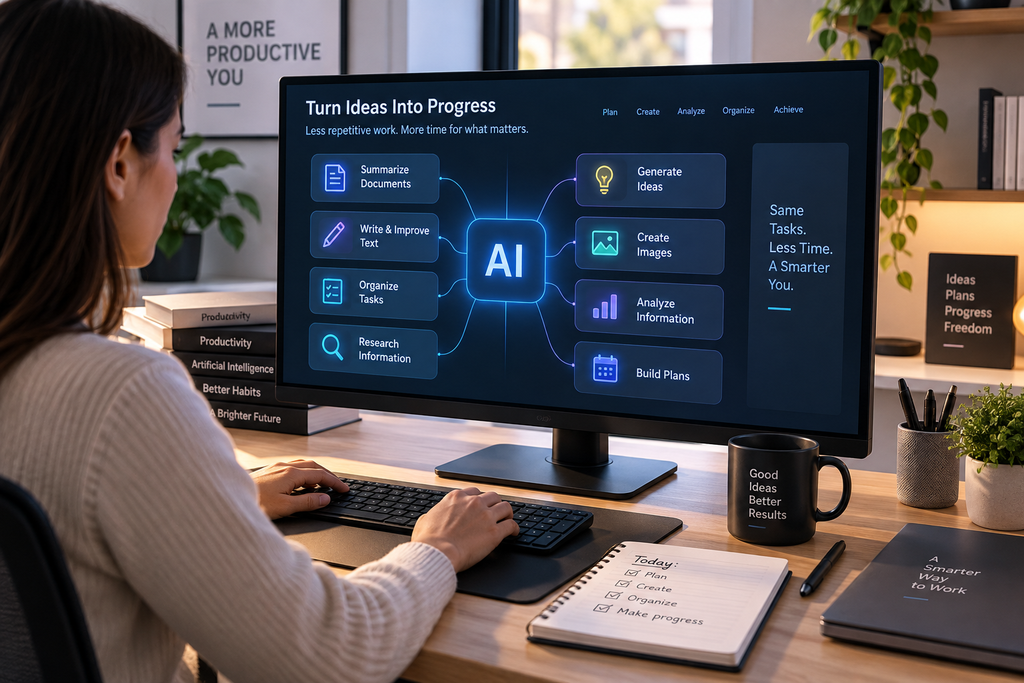 AI productivity tools for saving time at work