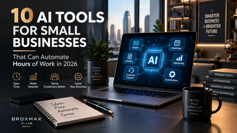 10 AI tools for small businesses that automate repetitive work, save time and improve productivity